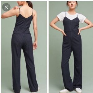 *SALE ALL CLOTHING $10* Anthropologie Navy Pinstripe Jumpsuit, size 4